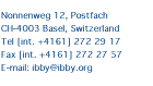 IBBY Address